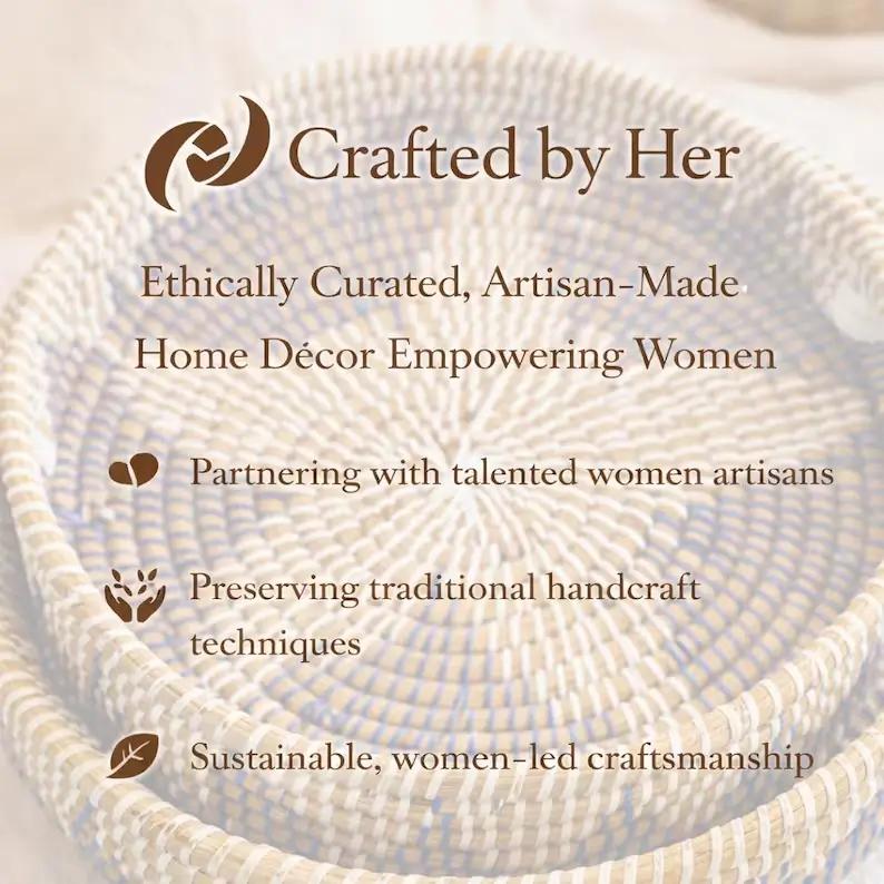 P9.6-Jute Style Rustic Kansgrass Tray Set with Handles